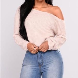 Fashion Nova Off The Shoulder Sweater
